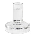 Petra lysestake 11 cm klart glass