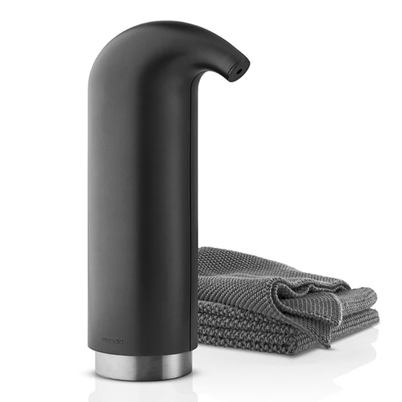 Såpedispenser 18 cm matt svart