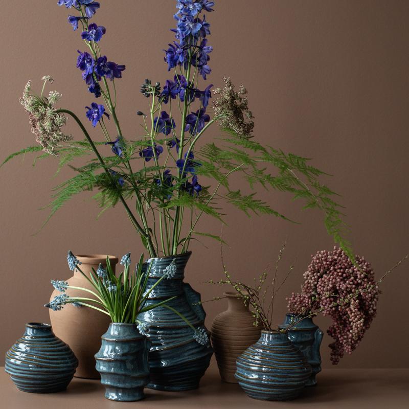 Montana vase stor blå