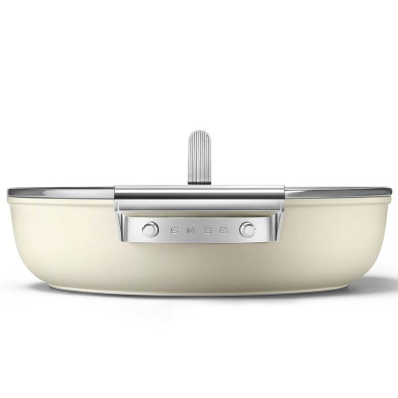 Traktørpanne m/lokk 28 cm 3,7L creme