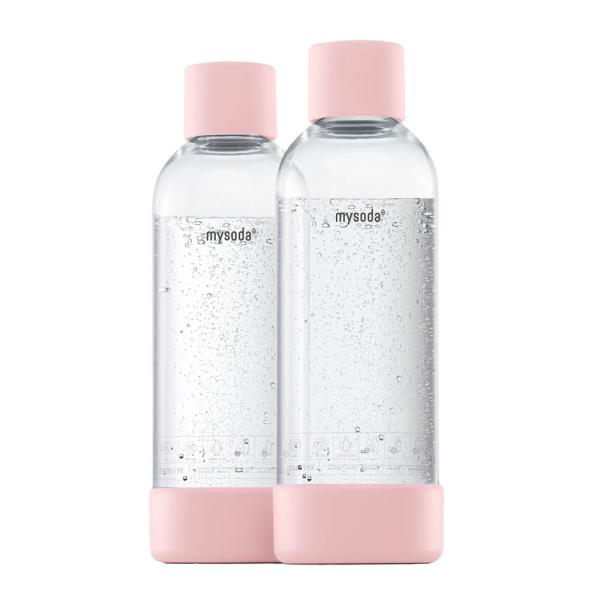 Woody flaske 1L 2 stk rosa