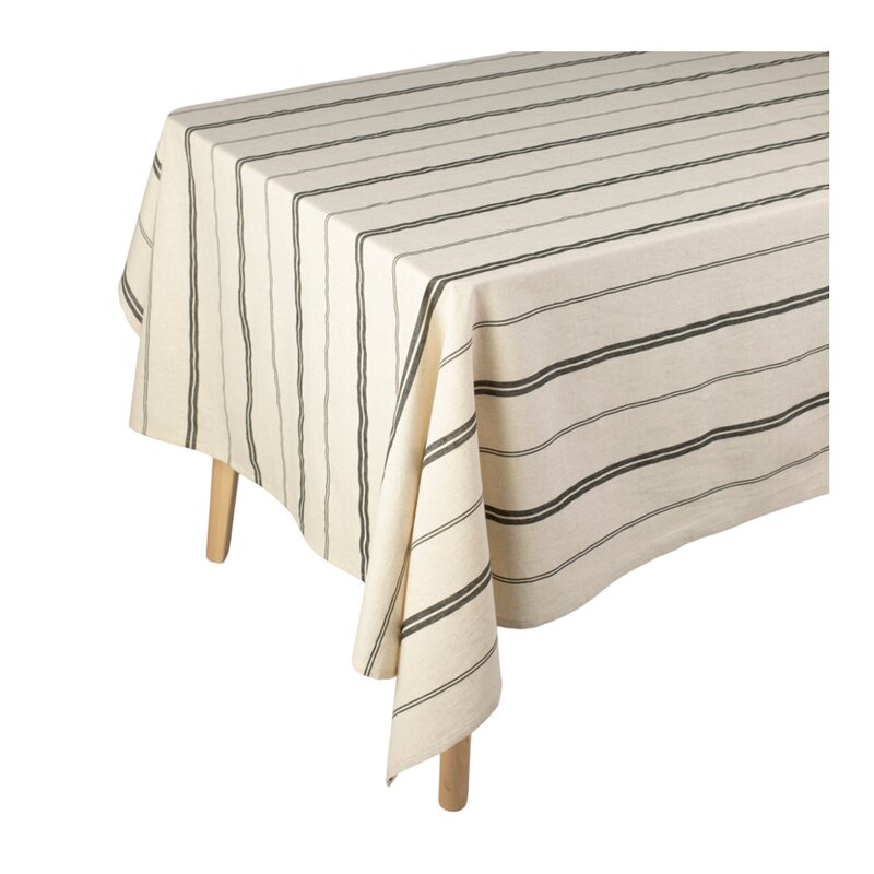 Elsa duk 250x145 cm natur/svart