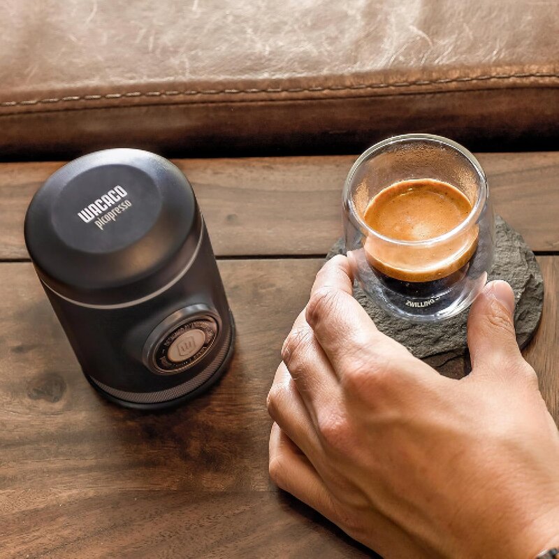 Picopresso bærbar espressomaskin svart