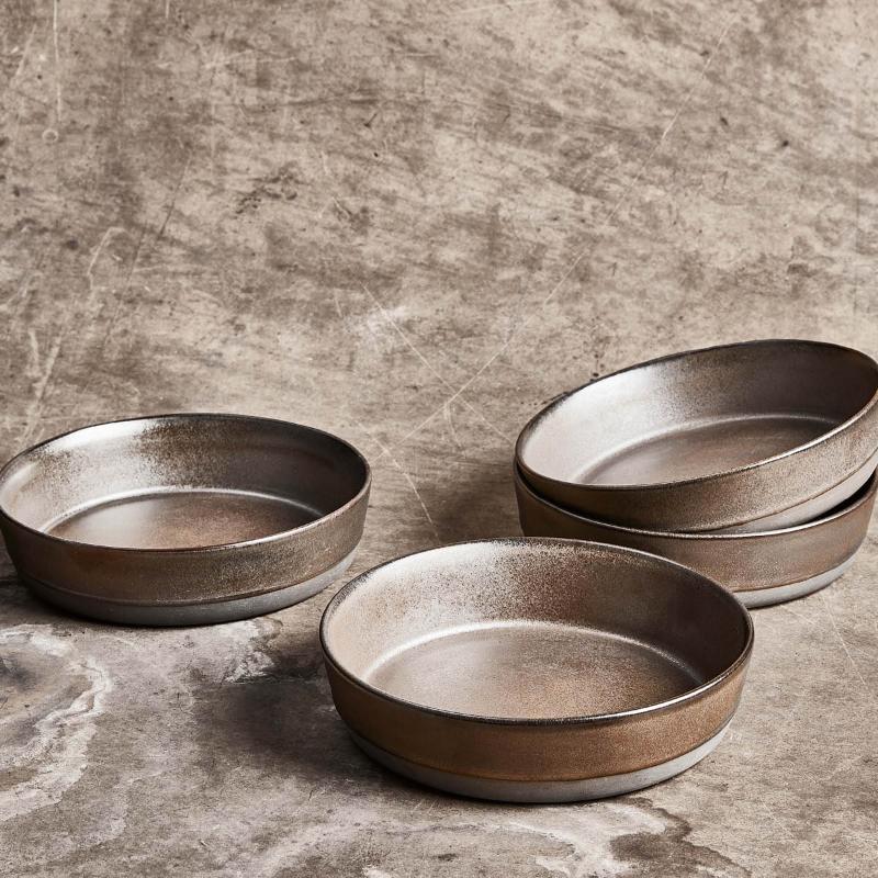 RAW Metallic Brown suppetallerken 19,4 cm