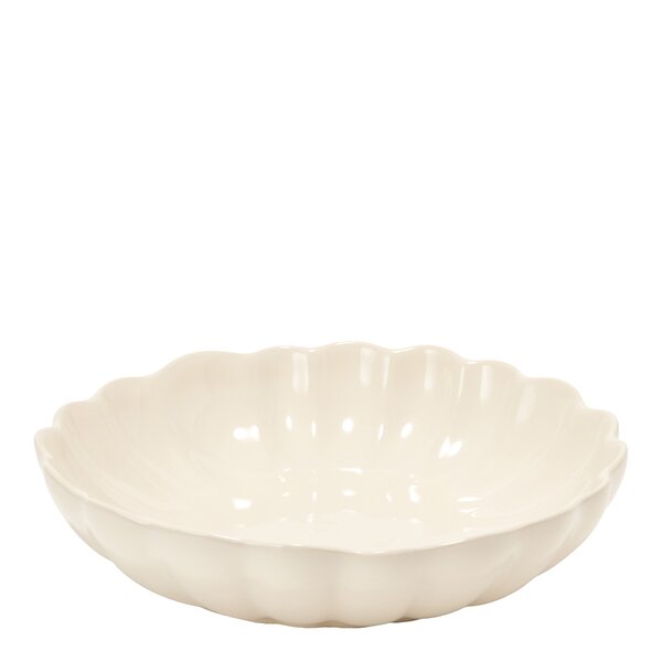 Lotus pastatallerken 21,5 cm krem