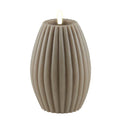 Stripe LED kubbelys 15x10cm sand