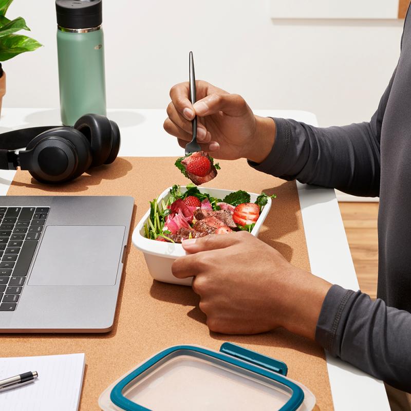 Prep & go lunsj container 0,8L grønn