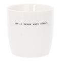 Krus you`ll never walk alone 30 cl hvit