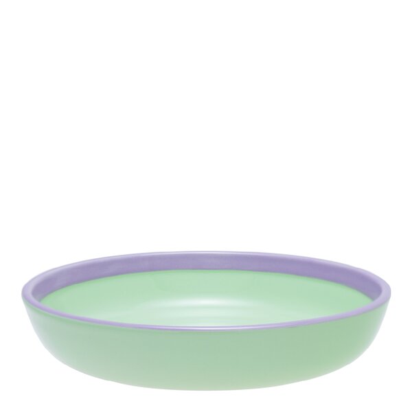 Play skål/tallerken 22 cm mint/lilla