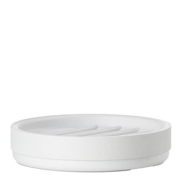 Rim såpeskål 10,8 cm hvit