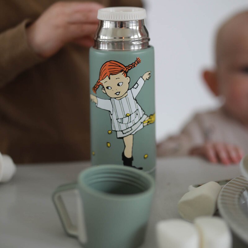 Pippi termos 0,35L sirkus grønn
