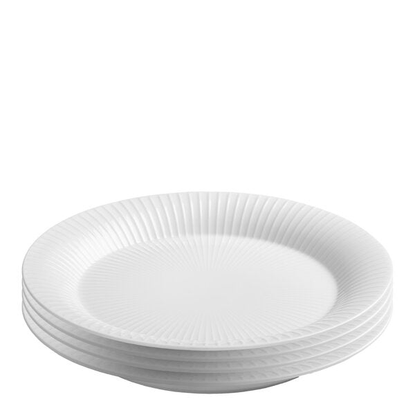 Hammershøi tallerken 27 cm 4 stk hvit