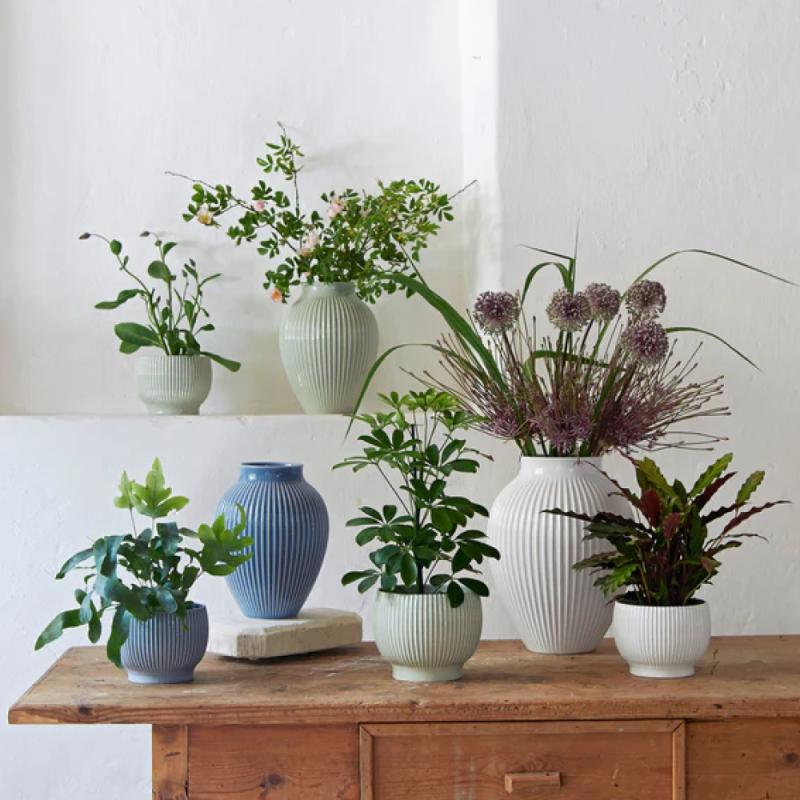 Ripple vase 27 cm hvit