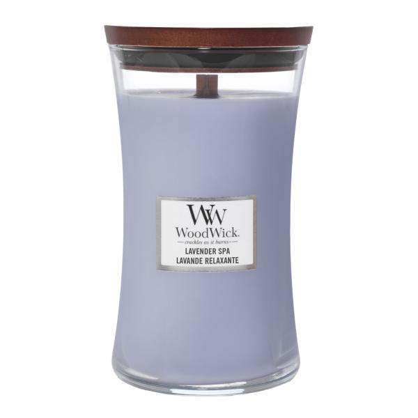 Hourglass duftlys stor lavender spa