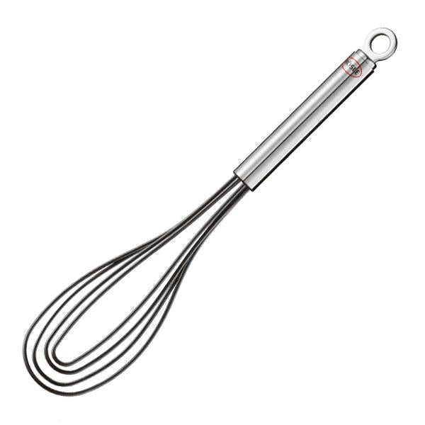 Visp flat 27 cm stål/silikon