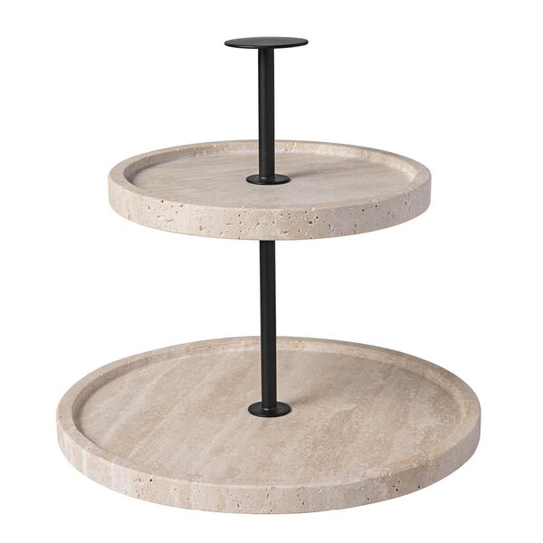 Manufacture Travertine etasjefat 22,5 cm beige