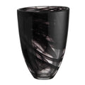 Contrast vase 20 cm svart/svart
