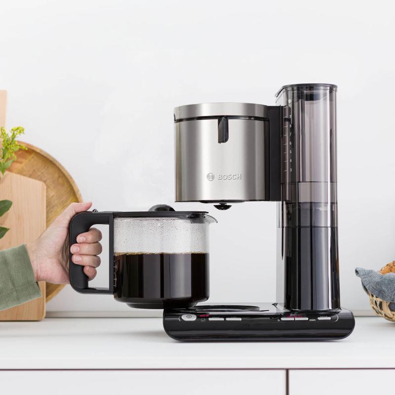 Kaffetrakter 1160W 1,25L stål/svart