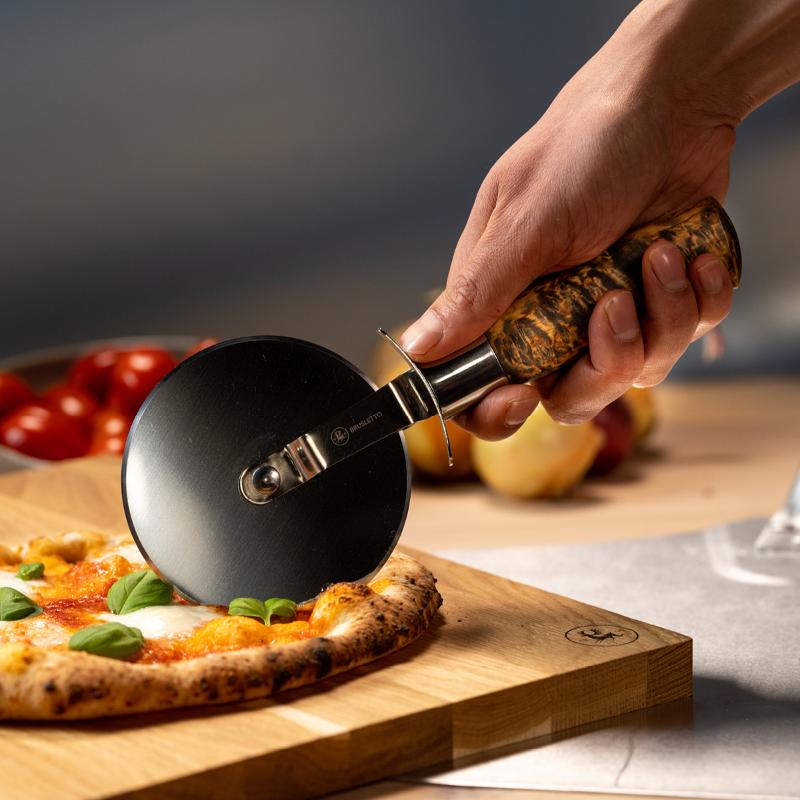 Hunter premium chef pizzahjul 10 cm blank/natur