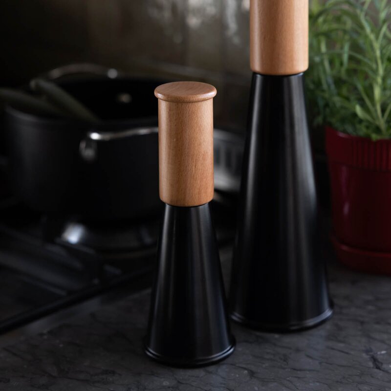 Gurken salt- og pepperkvern 20,5 cm svart/brun
