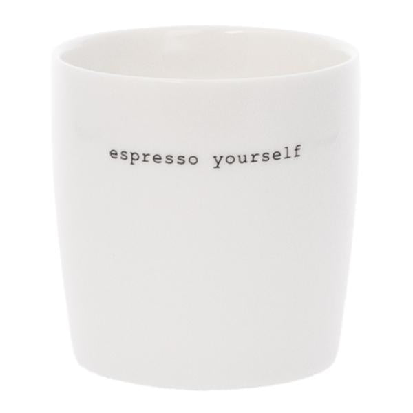 Krus mini espresso yourself 10 cl hvit