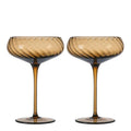 Opacity champagneglass 30 cl 2 stk brun
