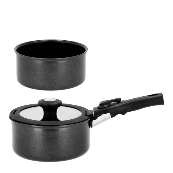 Grytesett avtakbart håndtak 1,1/2,4L aluminium/keramisk