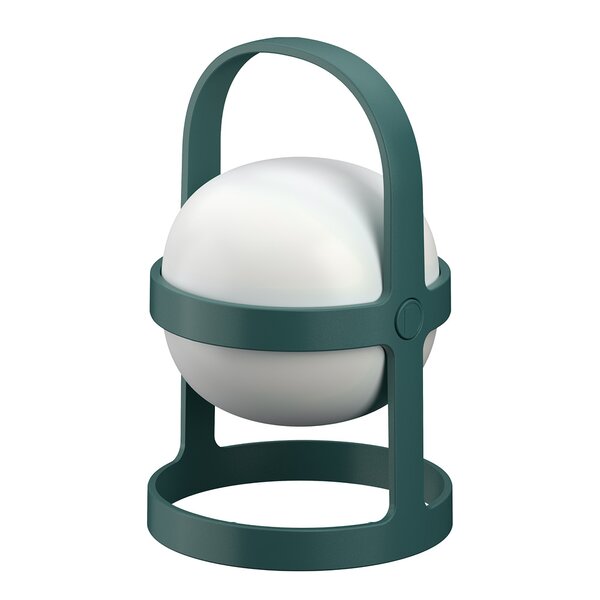Soft spot solar circular lampe 25 cm forest green