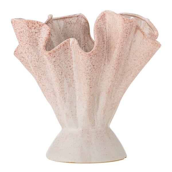 Plier vase 29 cm rose