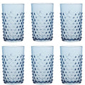 Hobnail glass 20 cl 6 stk underlay blue smoke