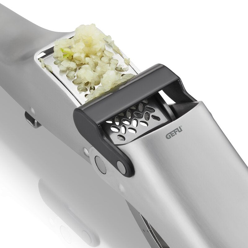 Garlico hvitløkspresse 20,6 cm stål/svart