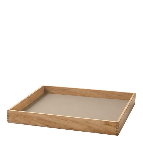 Even teak brett 29,4x29,4 cm nupo clay brown