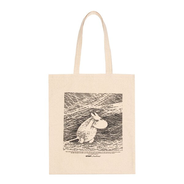 Mummi handlenett 38,5x42 cm Mummitrollet beige