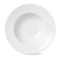 Rhombe dyp tallerken 24,5 cm hvit