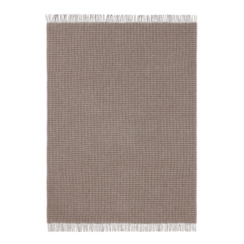 Teide ullpledd 120x180 cm myk brun