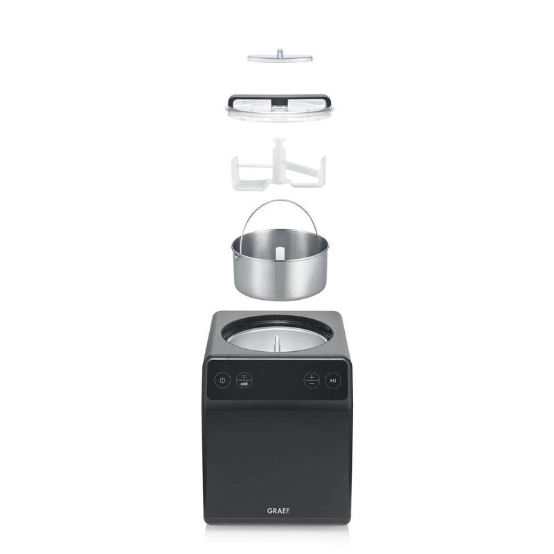 Iskremmaskin med kompressor 2L IM706E iron mica