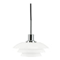 DL20 pendel 9 cm opal/krom