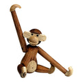 Apekatt teak/limba 9,5 cm