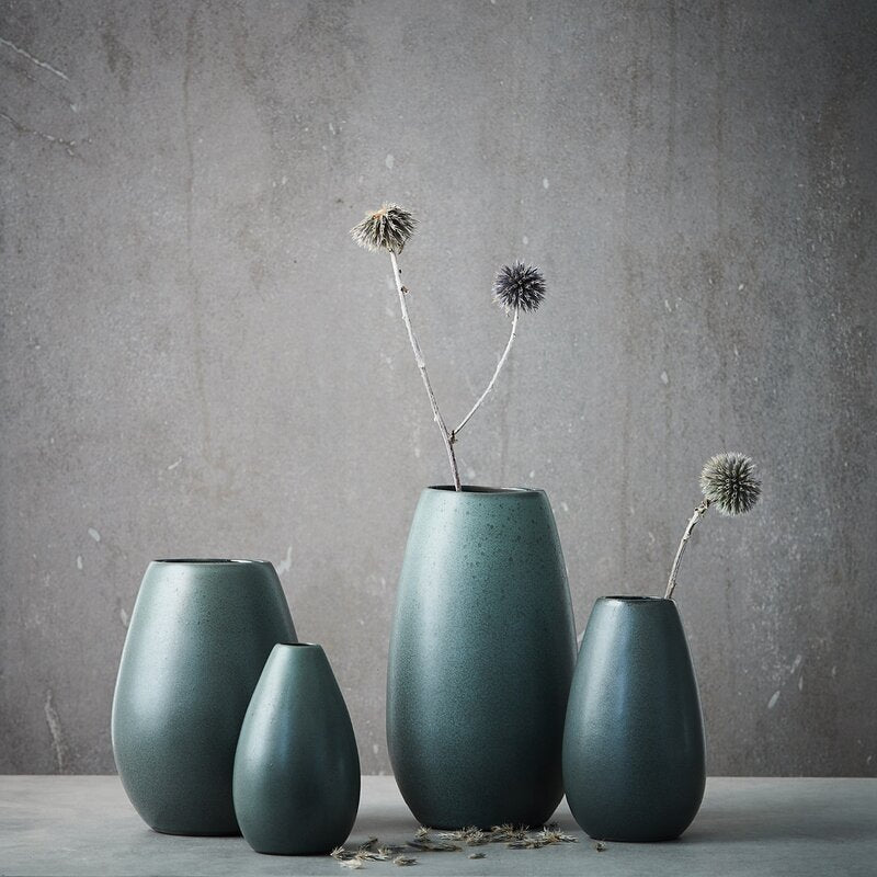 RAW Northern Green vase 5x16 cm