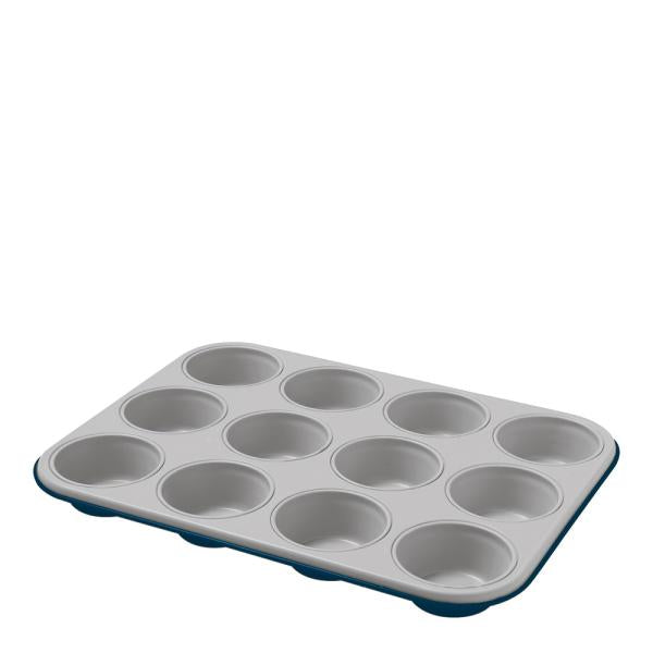 Xbake muffinsform 35 cm 12 stk blå