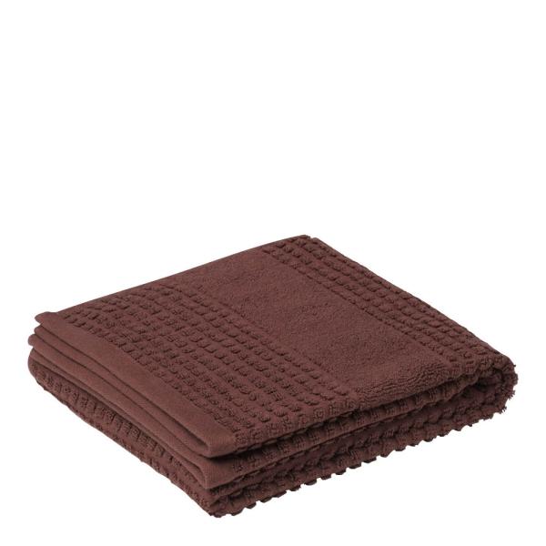 Check håndkle 70x140 cm chocolate