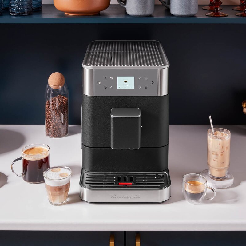 Espressomaskin helautomatisk KF6 cast iron black