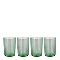 Kusintha vannglass 28 cl 4 stk grønn