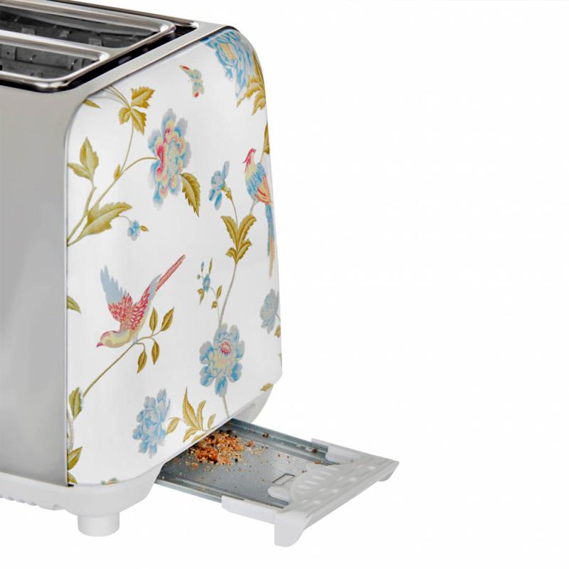 Elveden brødrister 2 skiver white/silver