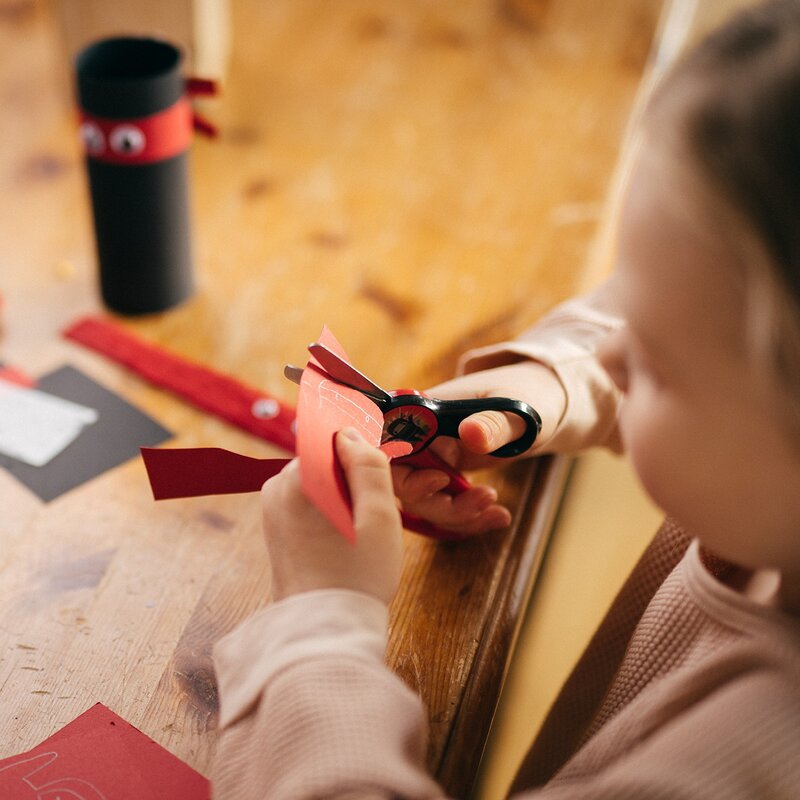 Fiskars Kids saks 6+ år 13 cm ninja
