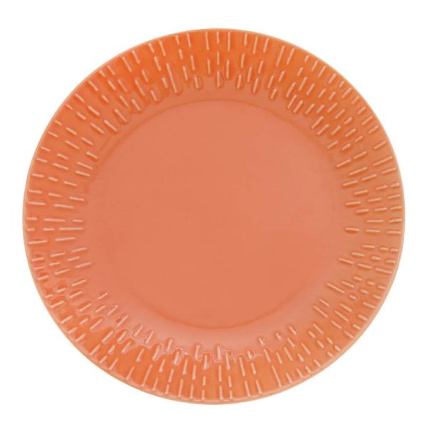 Confetti desserttallerken 21 cm apricot