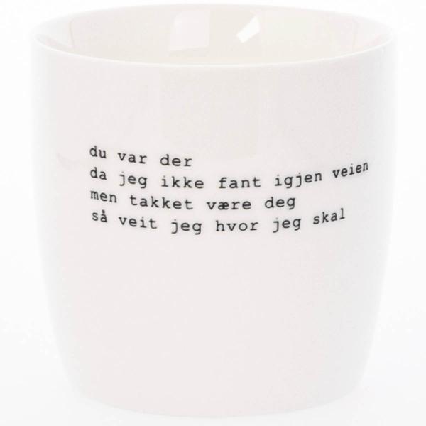 Trygve Skaug krus du var der 30 cl hvit