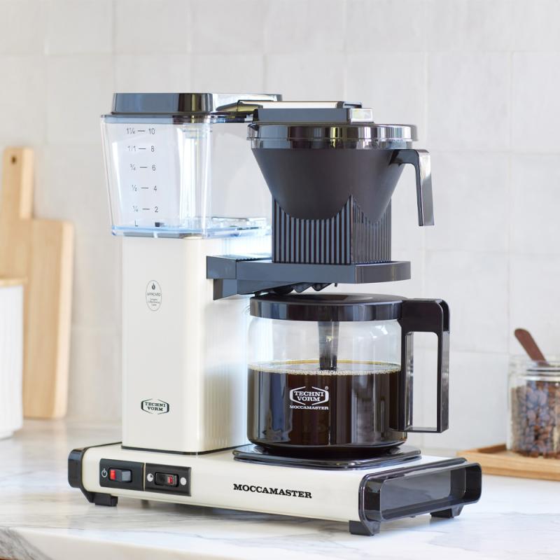 Automatic kaffetrakter 1,25L matt hvit