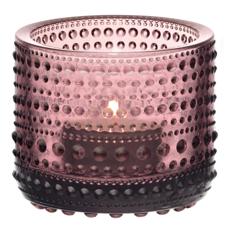 Kastehelmi lyslykt 6,4 cm røsslyng