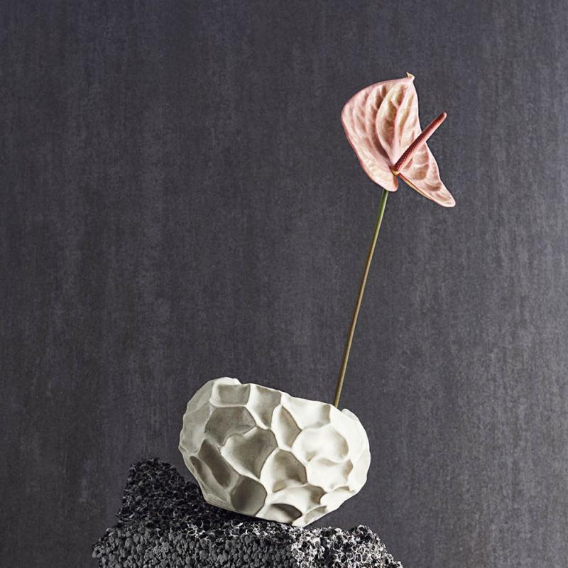 Soil blomsterpotte 11,5x18 cm vanilje